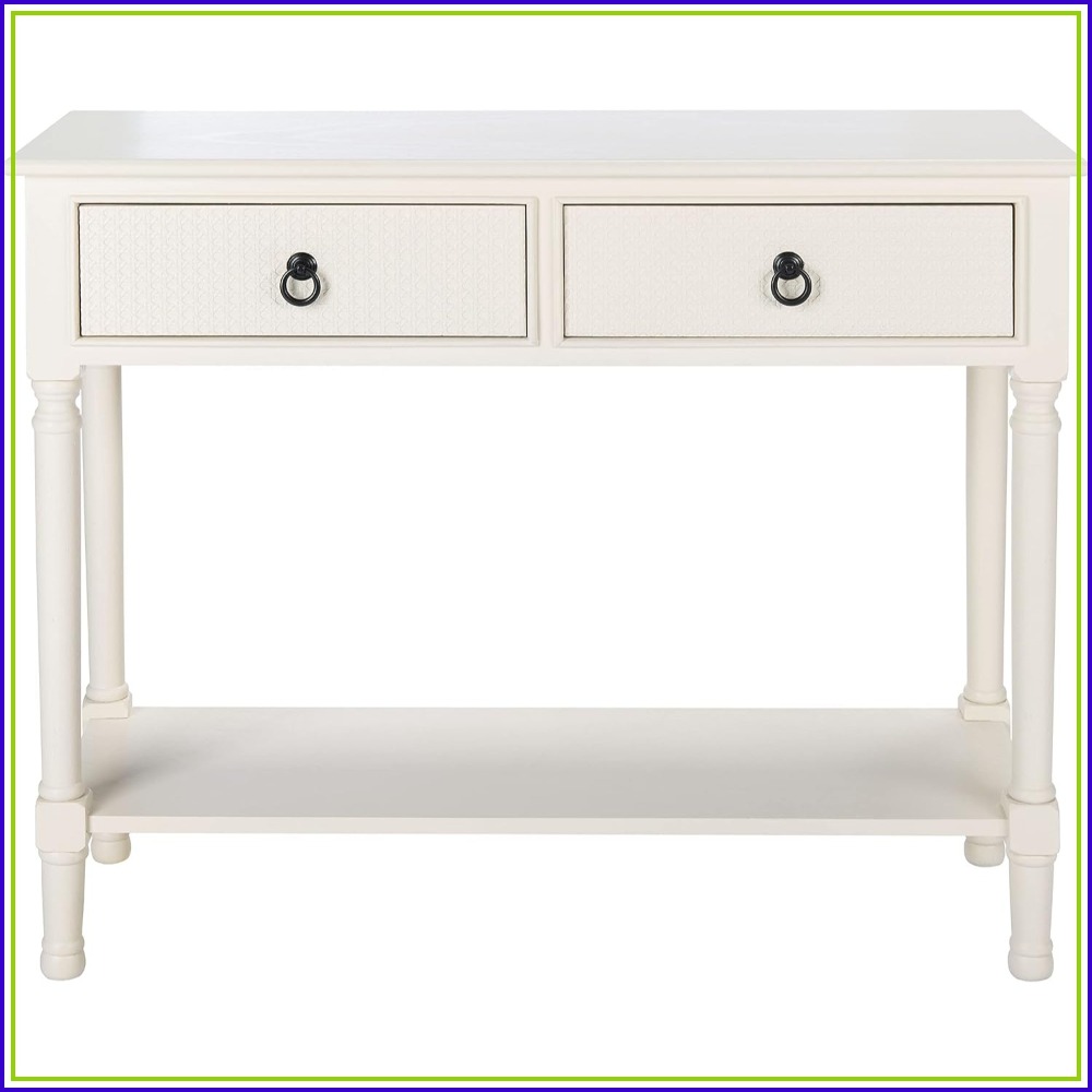 Tables - Meja Konsol Putih Haines dengan 2