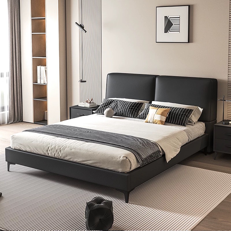 King Size Bed Frame With Storage Drawers - Set Perabot Kamar Tidur Kayu Mewah