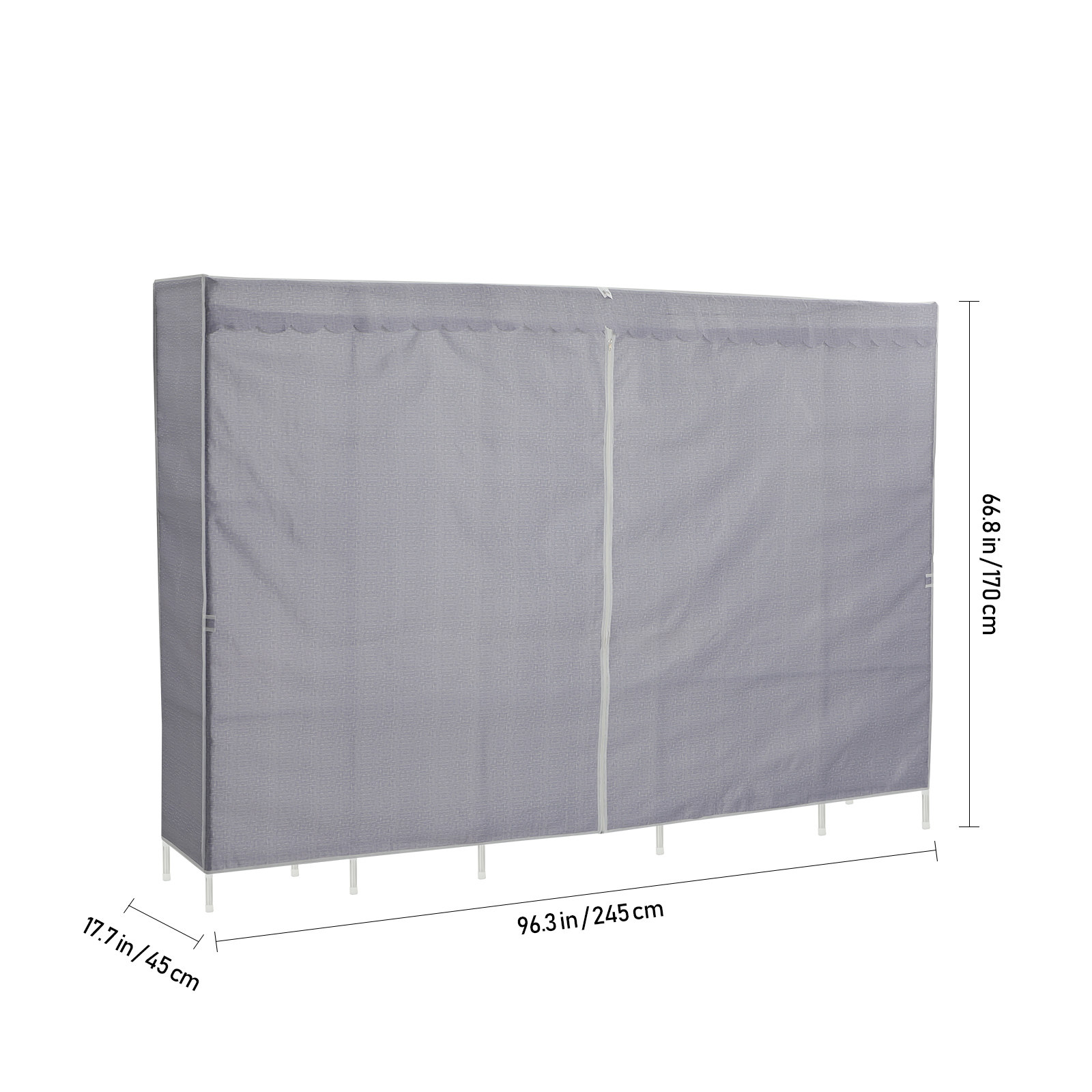 Rak Pakaian Dengan Penutup Lem - Wardrobe Closet Portable Fabric Cover ulasan dan harga