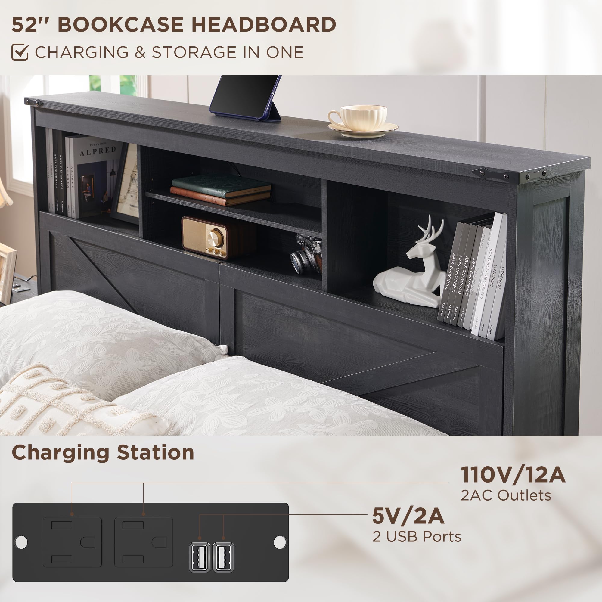 Rangka Tempat Tidur Ukuran Kin - King Size Bed Frame With Storage Drawers ulasan dan harga