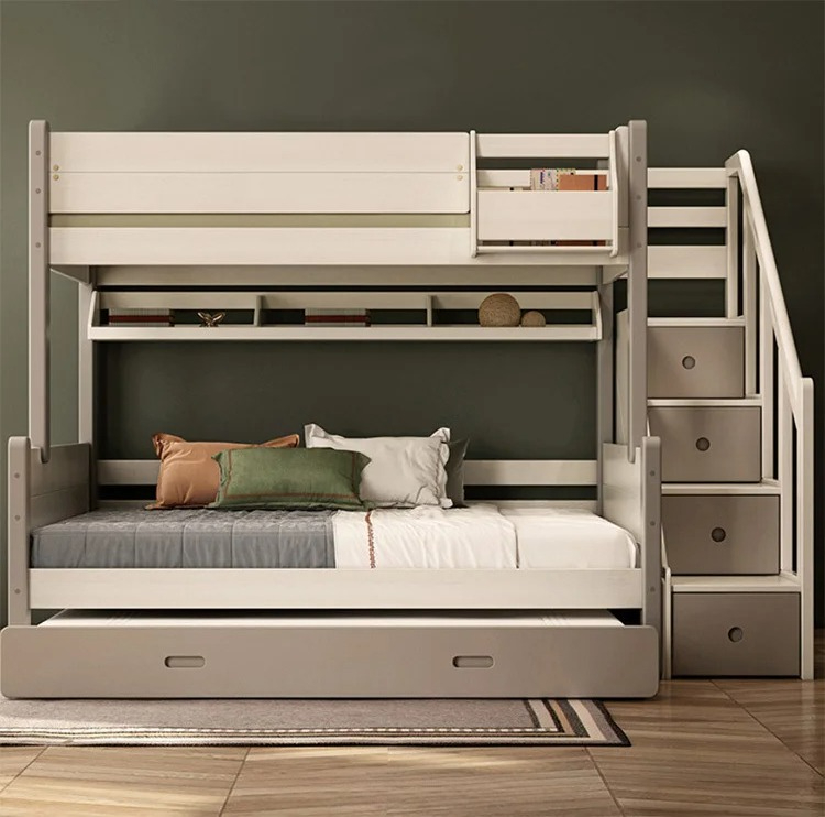Tempat Tidur Anak dengan Selun - Bunk Bed With Stairs And Slide ulasan dan harga
