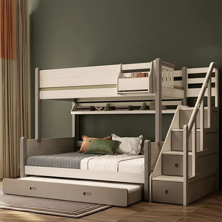 Tempat Tidur Anak dengan Selun - Bunk Bed With Stairs And Slide ulasan dan harga