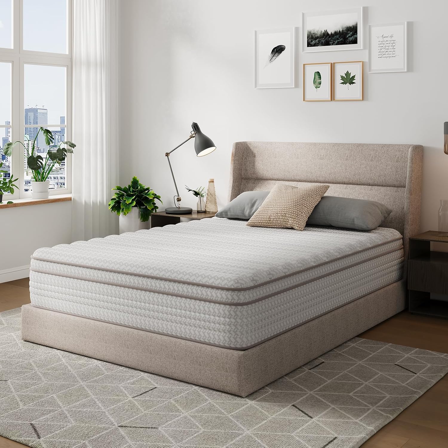 Kasur Ukuran Queen 12 Inci, Ka - Memory Foam Mattress In A Box Queen ulasan dan harga