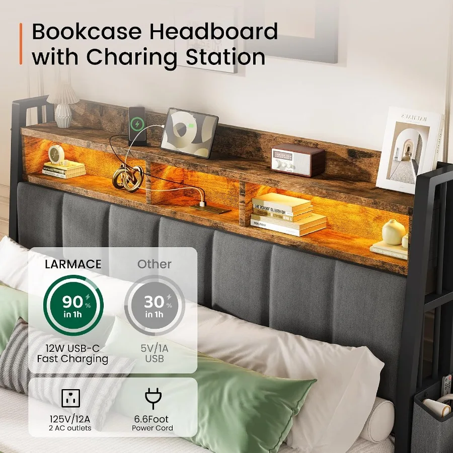 Rangka Tempat Tidur Ukuran Kin - King Size Bed Frame With Storage Drawers ulasan dan harga