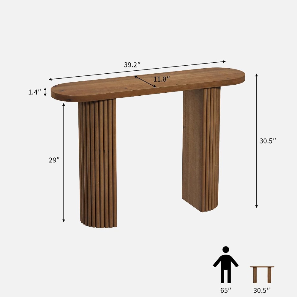 Meja Konsol Kayu Solid Bergari - Tables ulasan dan harga
