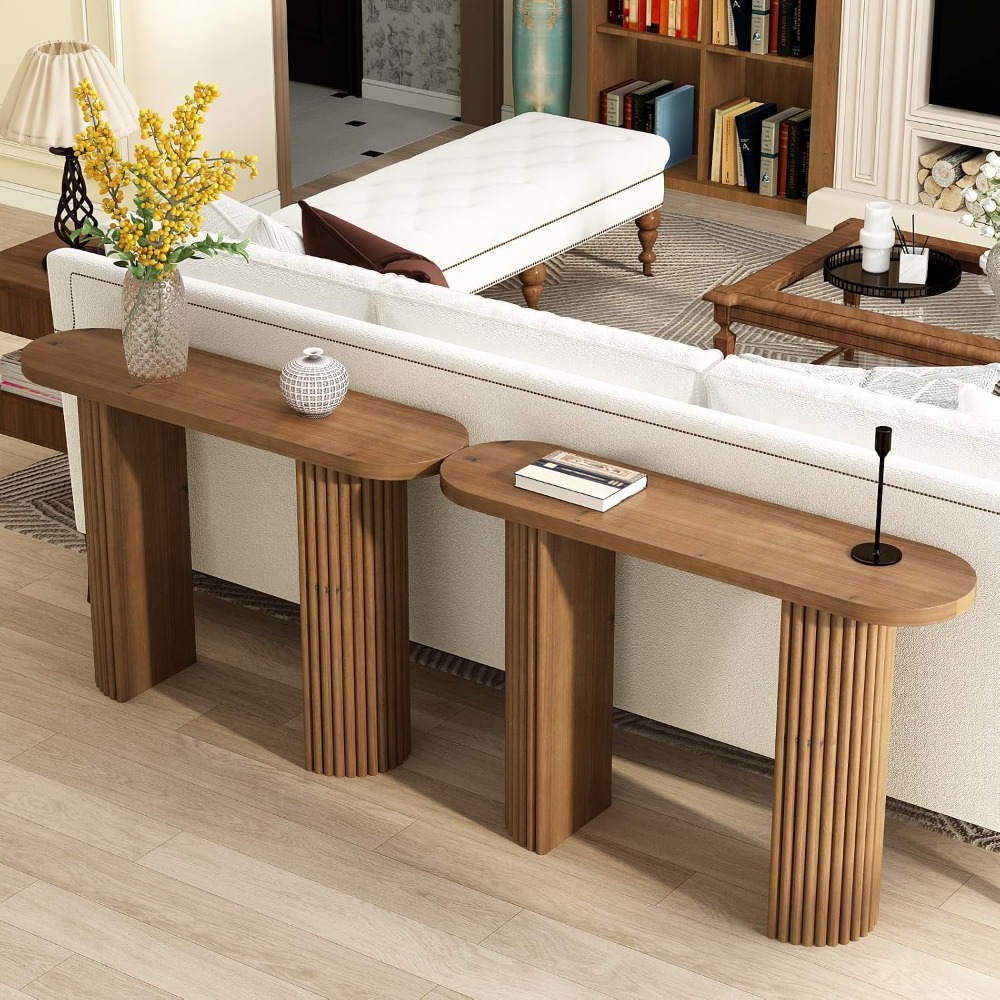 Meja Konsol Kayu Solid Bergari - Tables ulasan dan harga