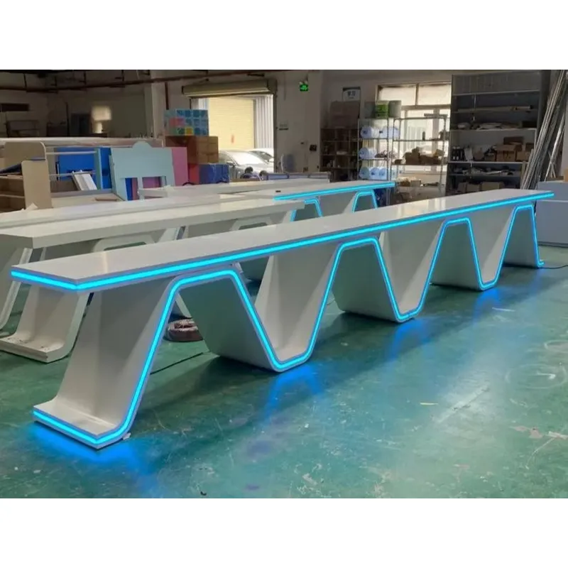 Meja Display Bundar Bercahaya  - Tables ulasan dan harga