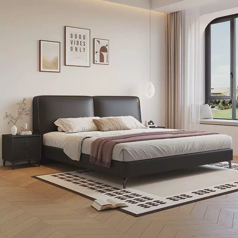 Set Perabot Kamar Tidur Kayu M - King Size Bed Frame With Storage Drawers ulasan dan harga