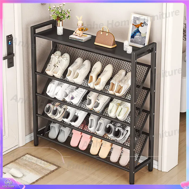 Rak Sepatu Ultra Tipis Multi L - Shoe Rack Cabinet Narrow Entryway ulasan dan harga