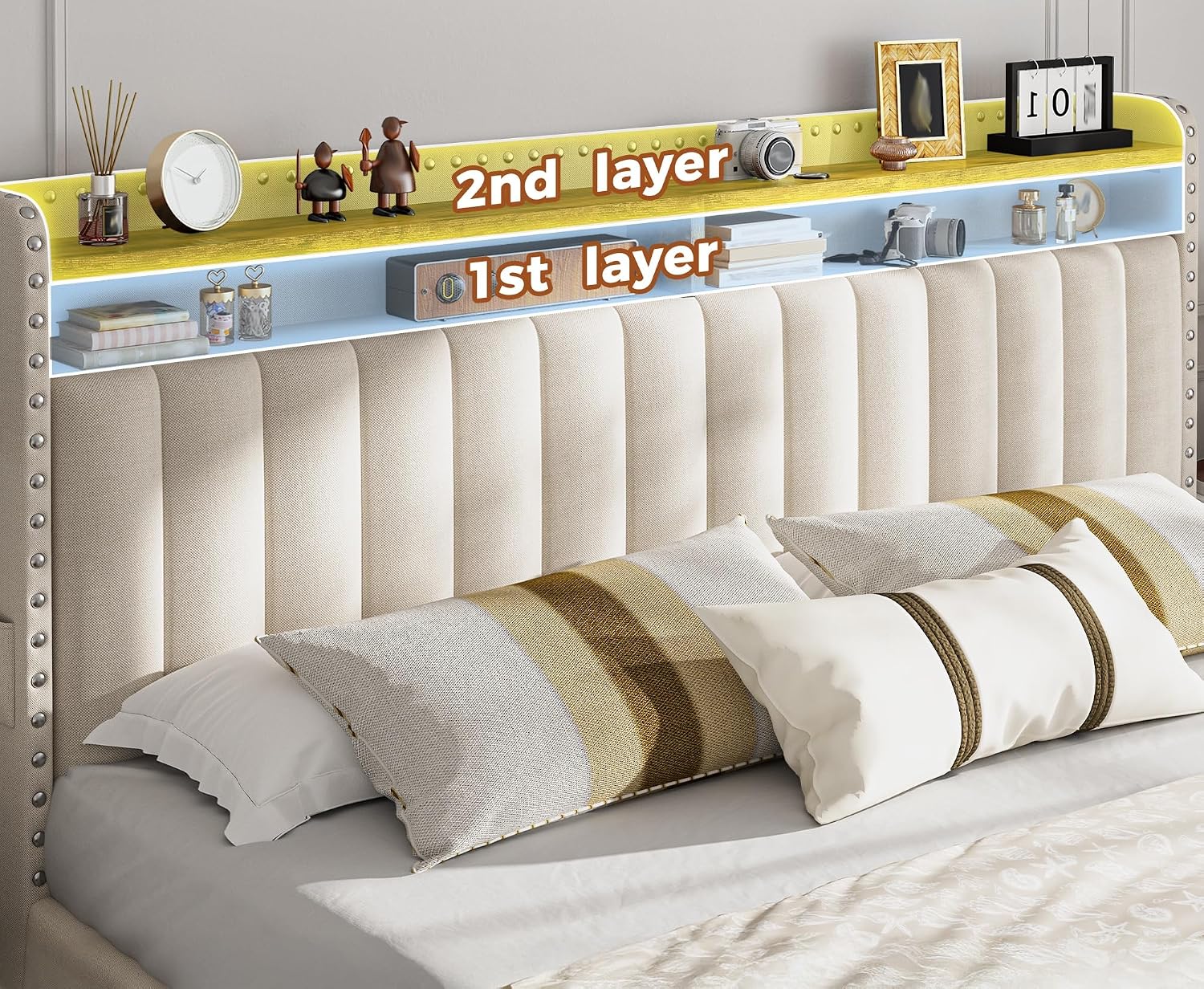 Rangka Tempat Tidur King Size  - King Size Bed Frame With Storage Drawers ulasan dan harga