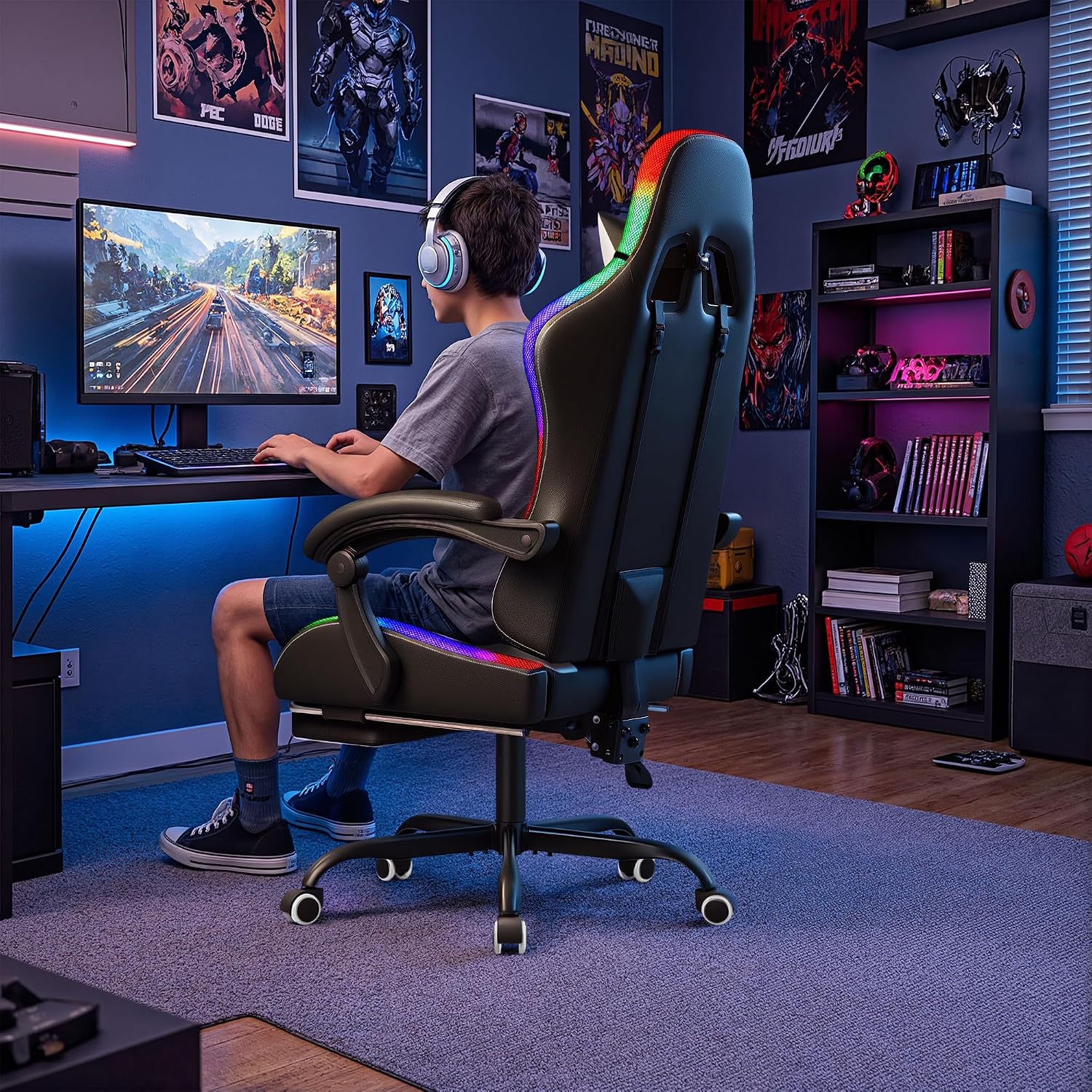 Kursi Gaming Homall, Kursi PC  - Sofas ulasan dan harga