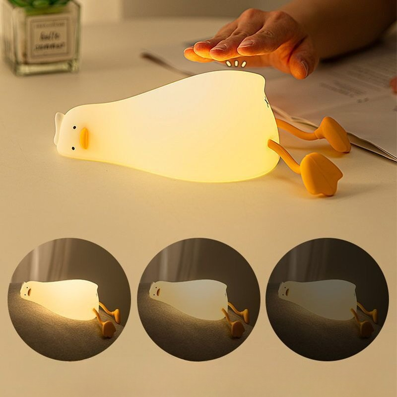 Lampu Malam LED Isi Ulang Bent - Floating Nightstand With Led Light ulasan dan harga