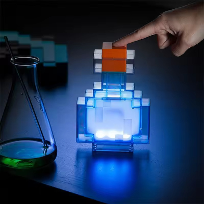 Lampu Malam Botol Ramuan Game  - Floating Nightstand With Led Light ulasan dan harga