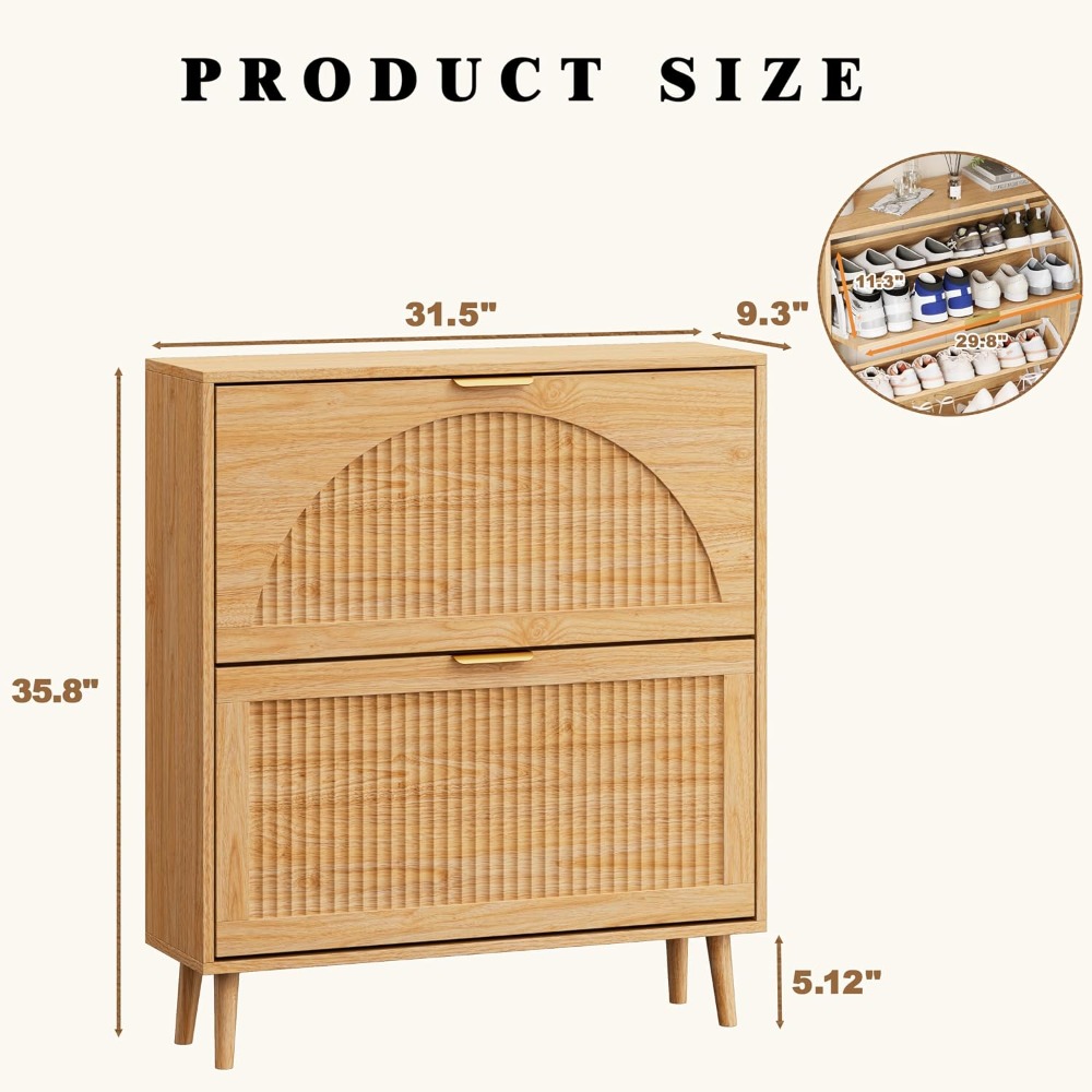 3 Lemari Penyimpanan Sepatu Mo - Shoe Rack Cabinet Narrow Entryway ulasan dan harga