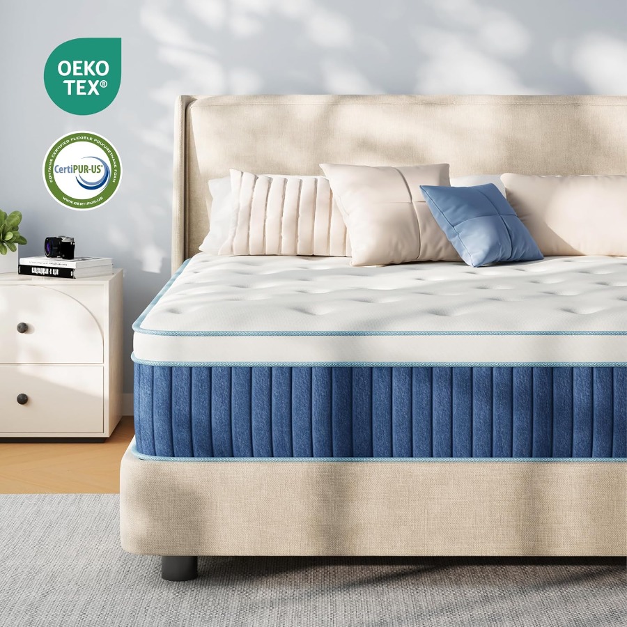 Kasur Hibrida Ukuran Queen 12  - Memory Foam Mattress In A Box Queen ulasan dan harga