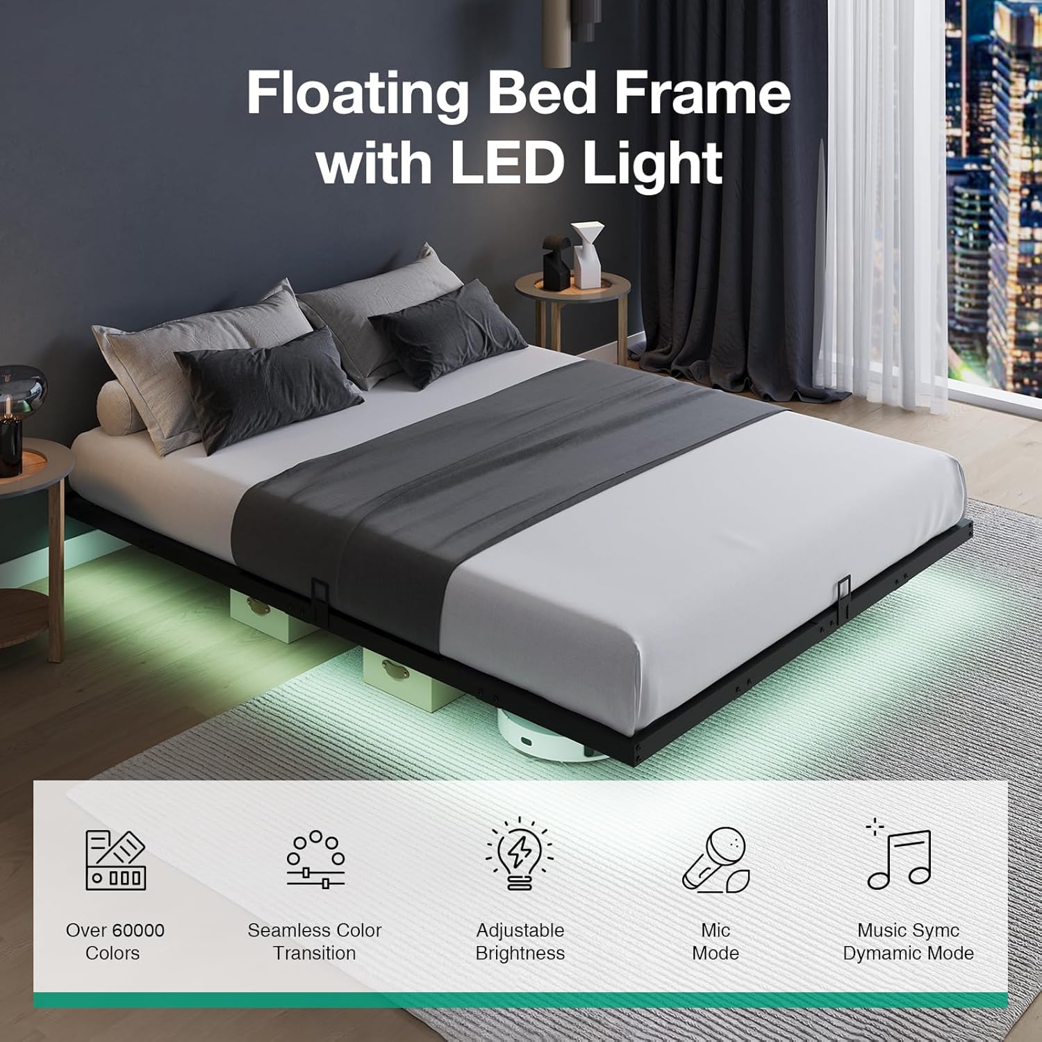 Rangka Tempat Tidur Platform d - Memory Foam Mattress In A Box Queen ulasan dan harga